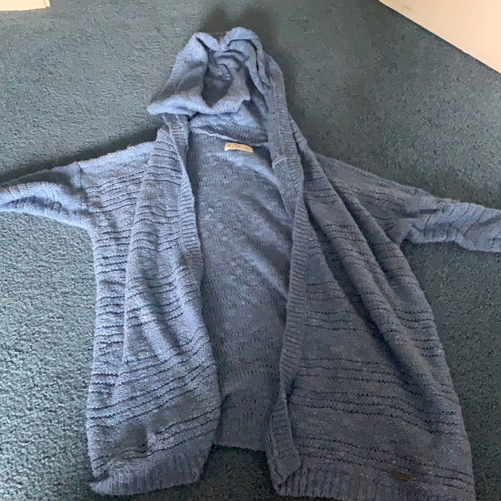 Hooded hollister cardigan